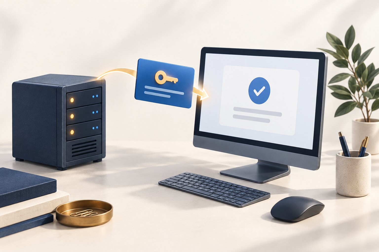 Licență software atribuită unei stații de lucru